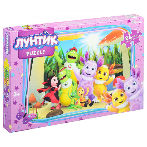 Пазл макси 24 эл. Лунтик