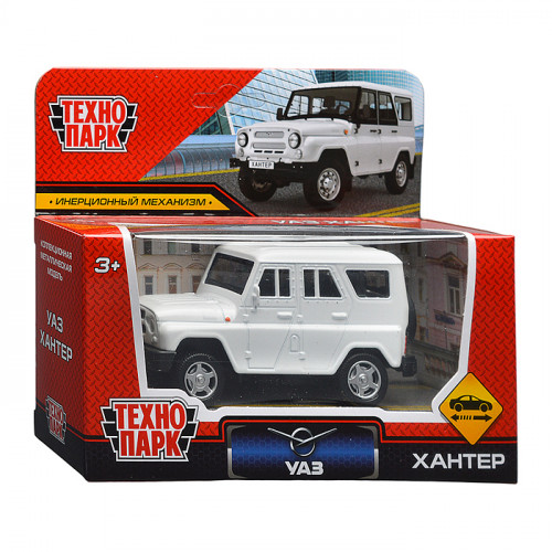 Машина Технопарк UAZ Хантер белый
