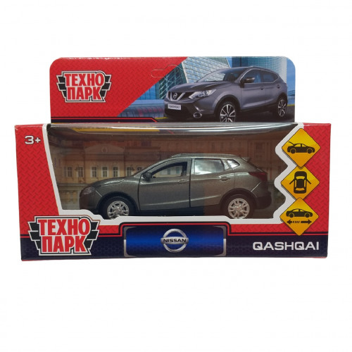 Машина Технопарк Nissan Qashqai серая