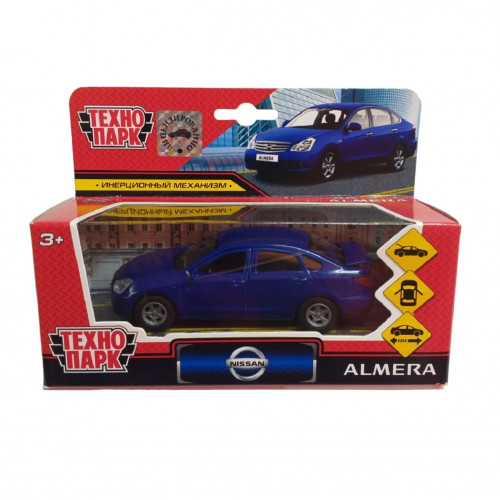 Машина Технопарк Nissan Almera синяя