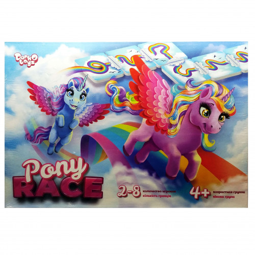 Настольная развлекательная игра Pony Race