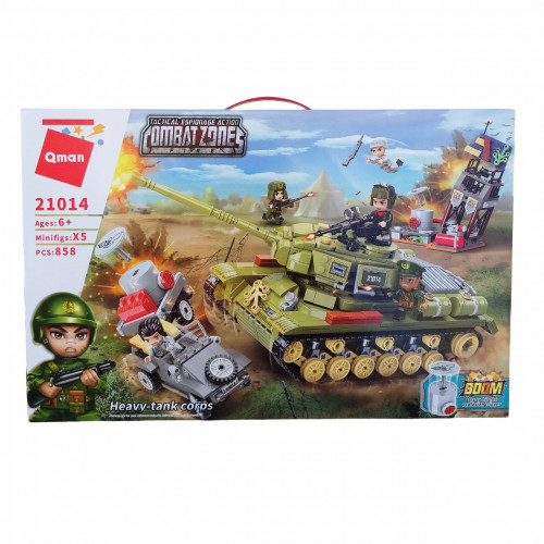 Конструктор Brick COMBAT ZONE 858 деталей