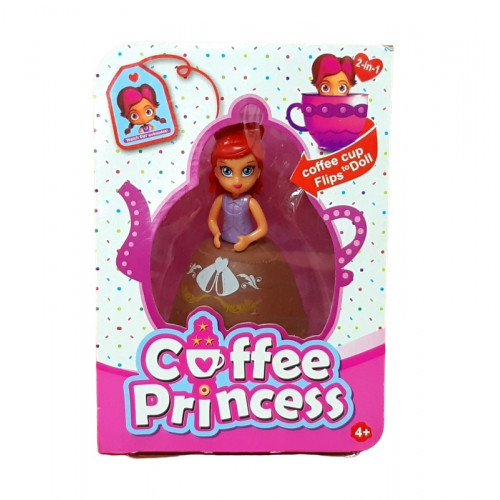 Кукла Coffee Princess Cuppatinis коричневое платье