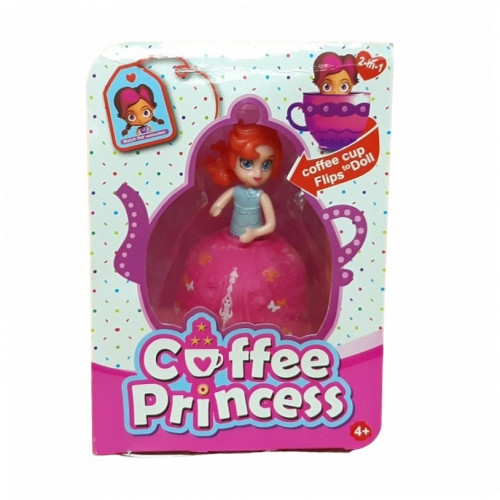 Кукла Coffee Princess Cuppatinis розовое платье