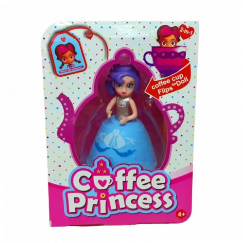 Кукла Coffee Princess Cuppatinis голубое платье