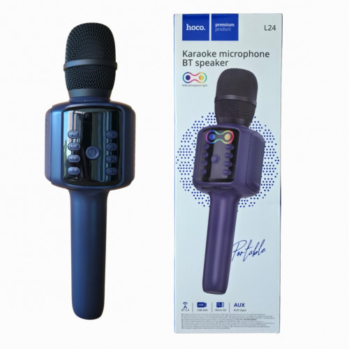 Микрофон HOCO L24 Blue