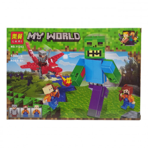 Конструктор MY WORLD 180 дет. Дракон